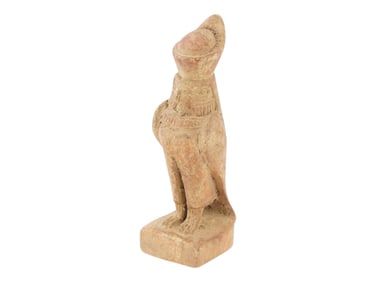 ANCIENT EGYPTIAN LATE PERIOD LIMESTONE SCULPTURE