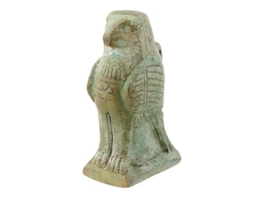 ANCIENT EGYPTIAN LIMESTONE PENDANT OF HORUS GOD