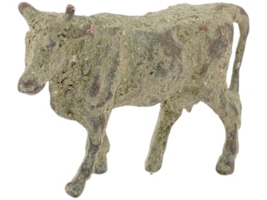 ANCIENT ROMAN REPUBLIC BRONZE FIGURINE OF A COW