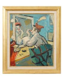 DON FREEMAN AMERICAN PORTRAIT OIL PAINTING