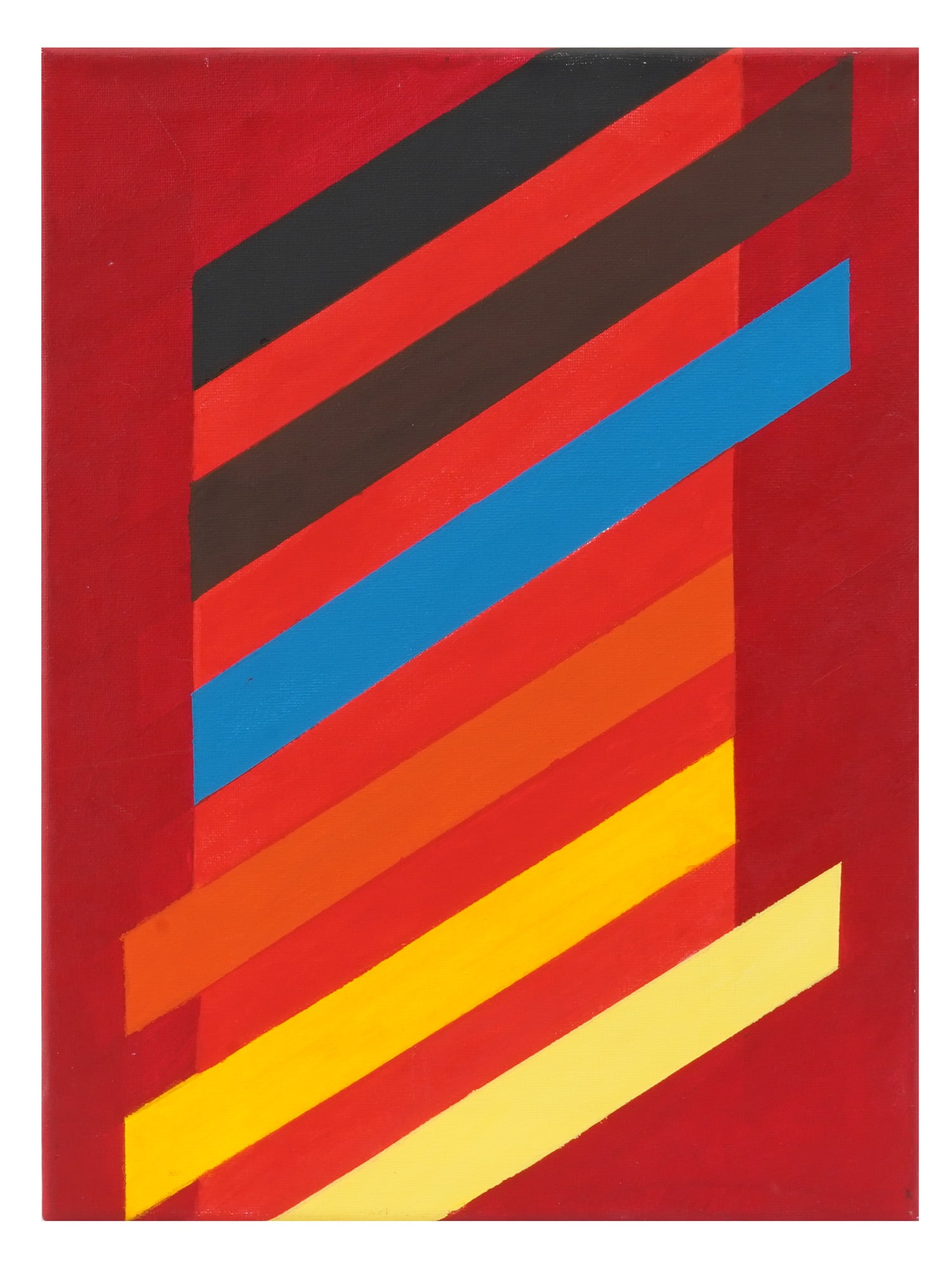 ITALIAN OIL PAINTING BY DRAGANI RAFAELLE WITH COA: Raffaele Dragani, alias RAF, Italian, born 1951, oil painting on canvas, Seeking Gravity, 2020. Signed, and dated, on the backside. Completed with a certificate of authenticity, signed by the artist,