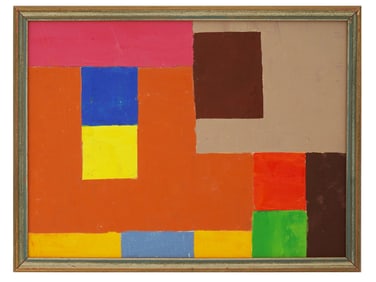 LEBANESE AMERICAN PAINTING AFTER ETEL ADNAN ABSTRACT