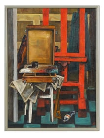 PYOTR LERNER RUSSIAN STILL LIFE OIL PAINTING