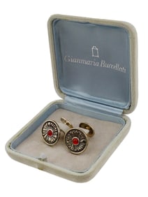 ITALIAN GIANMARIA BUCCELLATI SILVER CUFFLINKS IOB