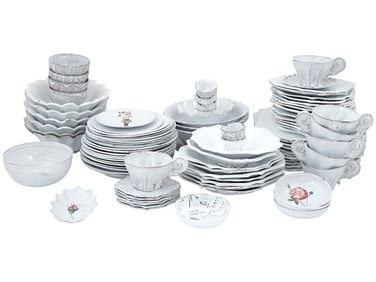 JOHN DERIAN AND ASTIER DE VILLATTE CERAMIC TABLEWARE