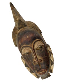 WEST AFRICAN IVORY COAST GUORO TRIBE FACE MASK