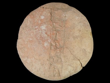 ANCIENT SUMERIAN TERRACOTTA RECORD TABLET WITH SCRIPTS