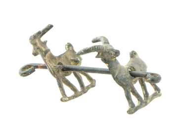 ANCIENT NEAR EASTERN LURISTAN BRONZE HORSE BIT