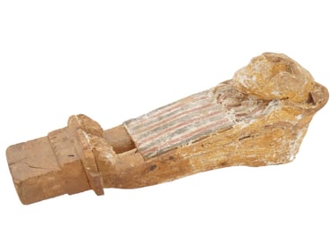 ANCIENT EGYPTIAN PTOLEMAIC PERIOD FURNITURE FRAGMENT