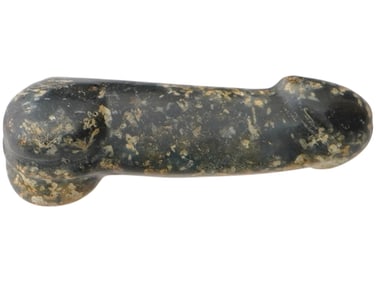 ANCIENT PRE COLUMBIAN CARVED STONE PHALLUS SCULPTURE