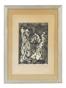 ATTR TO BEVERLY LOHMAN LTD AMERICAN ETCHING SIGNED