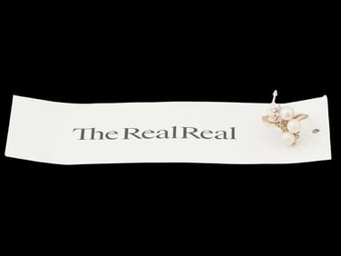 VINTAGE 14K GOLD PEARL DIAMOND RING BY THE REALREAL