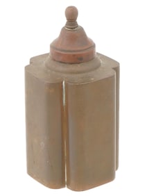 ANTIQUE RUSSIAN IMPERIAL COPPER TEA CADDY