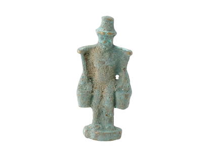 ANTIQUE 19 C EUROPEAN BRONZE FIGURE MAN WITH YOKE: An antique 19th-century European cast bronze figurine representing a man carrying a yoke with two buckets. Green patina. Unmarked. Collectible Metalwork, Sculpture And Decor. THIS LOT QUALIFIES