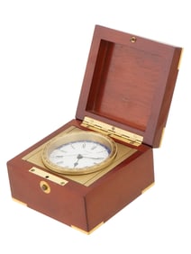 WEST GERMAN HAMPTON WOOD CASED MARINE CHRONOMETER