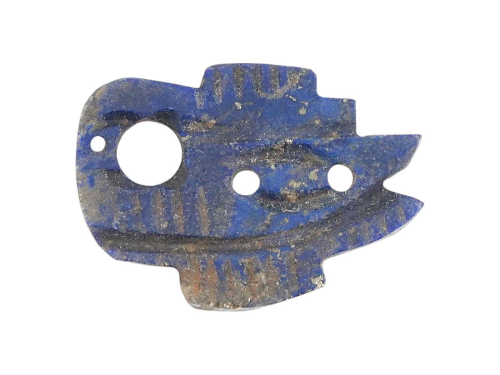 ANCIENT EGYPTIAN CARVED LAPIS LAZULI EYE HORUS PENDANT (1 of 3)