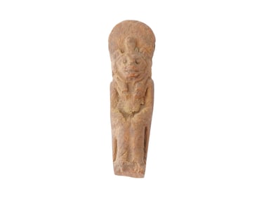 ANCIENT EGYPTIAN FAIENCE SEKHMET AMULET PENDANT