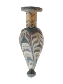 ANCIENT PHOENICIAN GLASS VESSEL 400 TO 200 BC