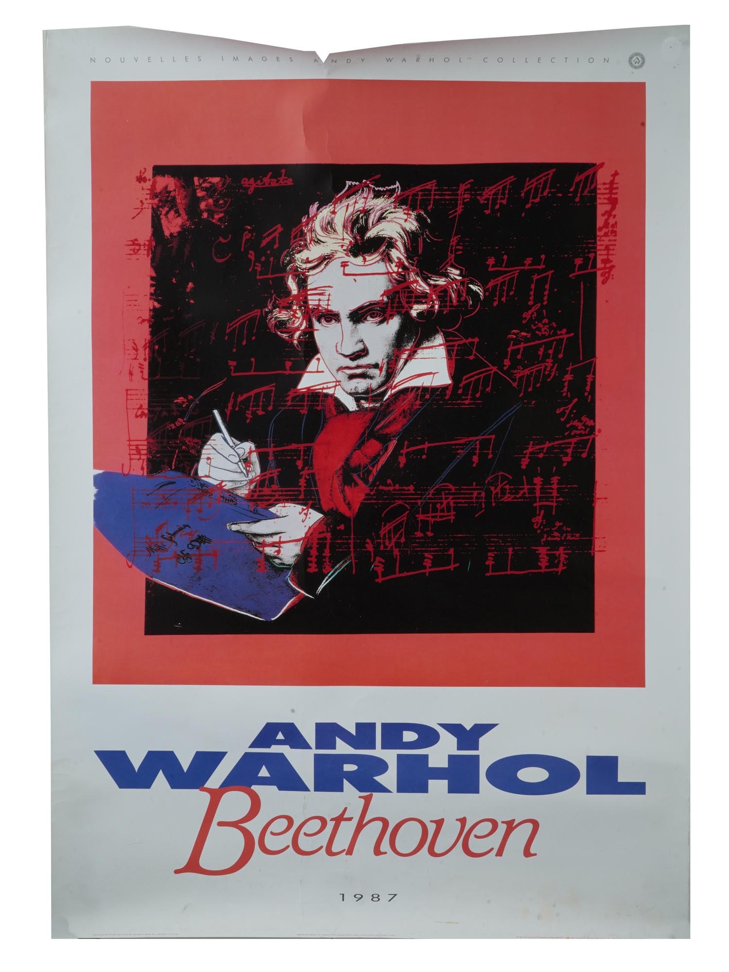 ANDY WARHOL BEETHOVEN EXHIBITION POSTER 1987 (1 of 7)