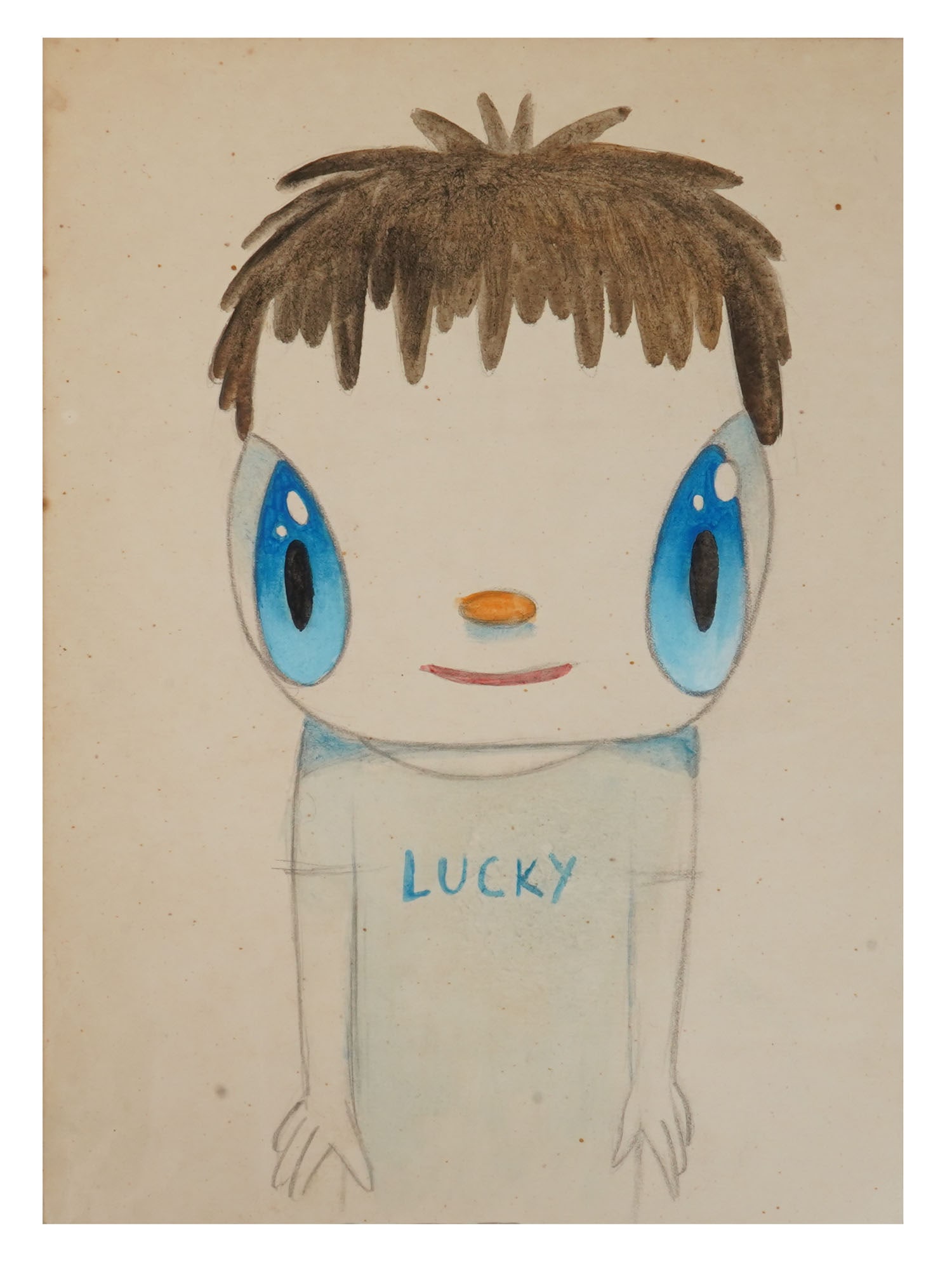 JAVIER CALLEJA MANNER SPANISH MIXED MEDIA PAINTING (1 of 3)