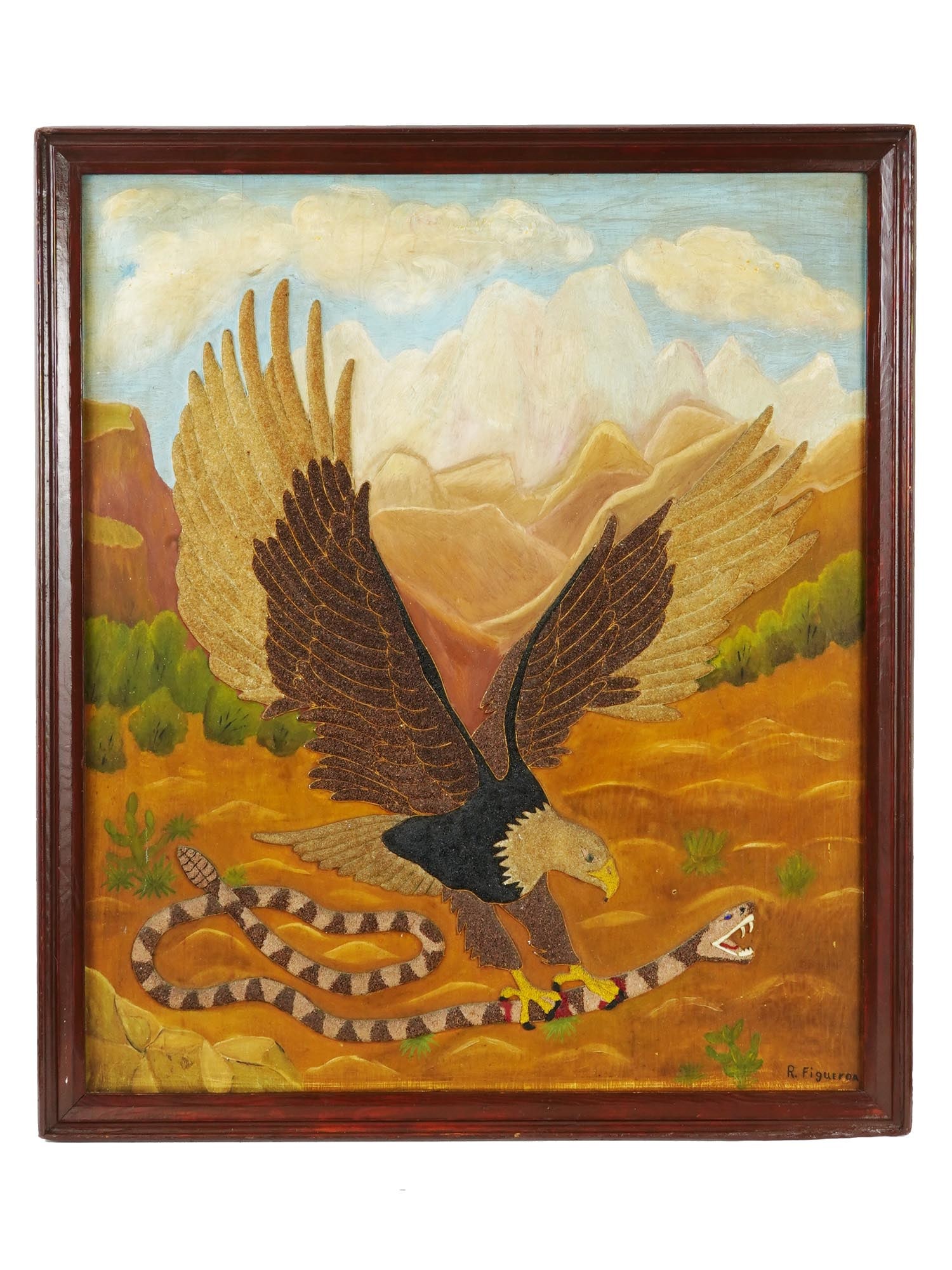 AMERICAN MIXED MEDIA ARTWORK BY RAIMUNDO FIGUEROA (1 of 6)