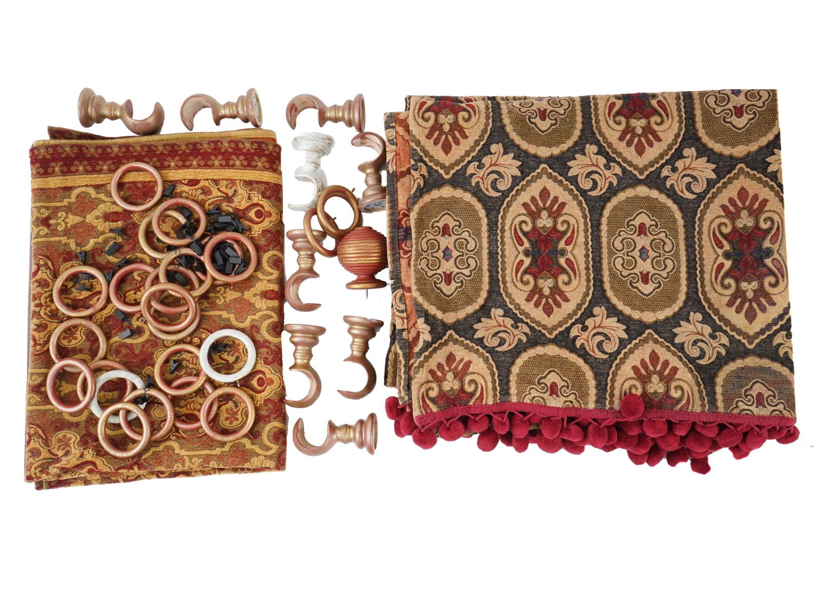 VINTAGE ITALIAN MADE COTTON AND WOOL FABRICS (1 of 12)