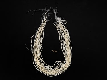 VINTAGE NATURAL PEARL STRANDS WITH CLASP