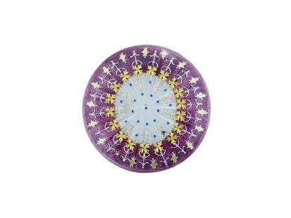ENGLISH 925 STERLING SILVER HAND ENAMEL JEWELRY WARE: A vintage 925 Sterling Silver jewelry ware. The ware is adorned with hand enamelled floral, foliage, and foliate scroll ornaments with gilded accents. Marked with a Sterling Silver standard hallmark.