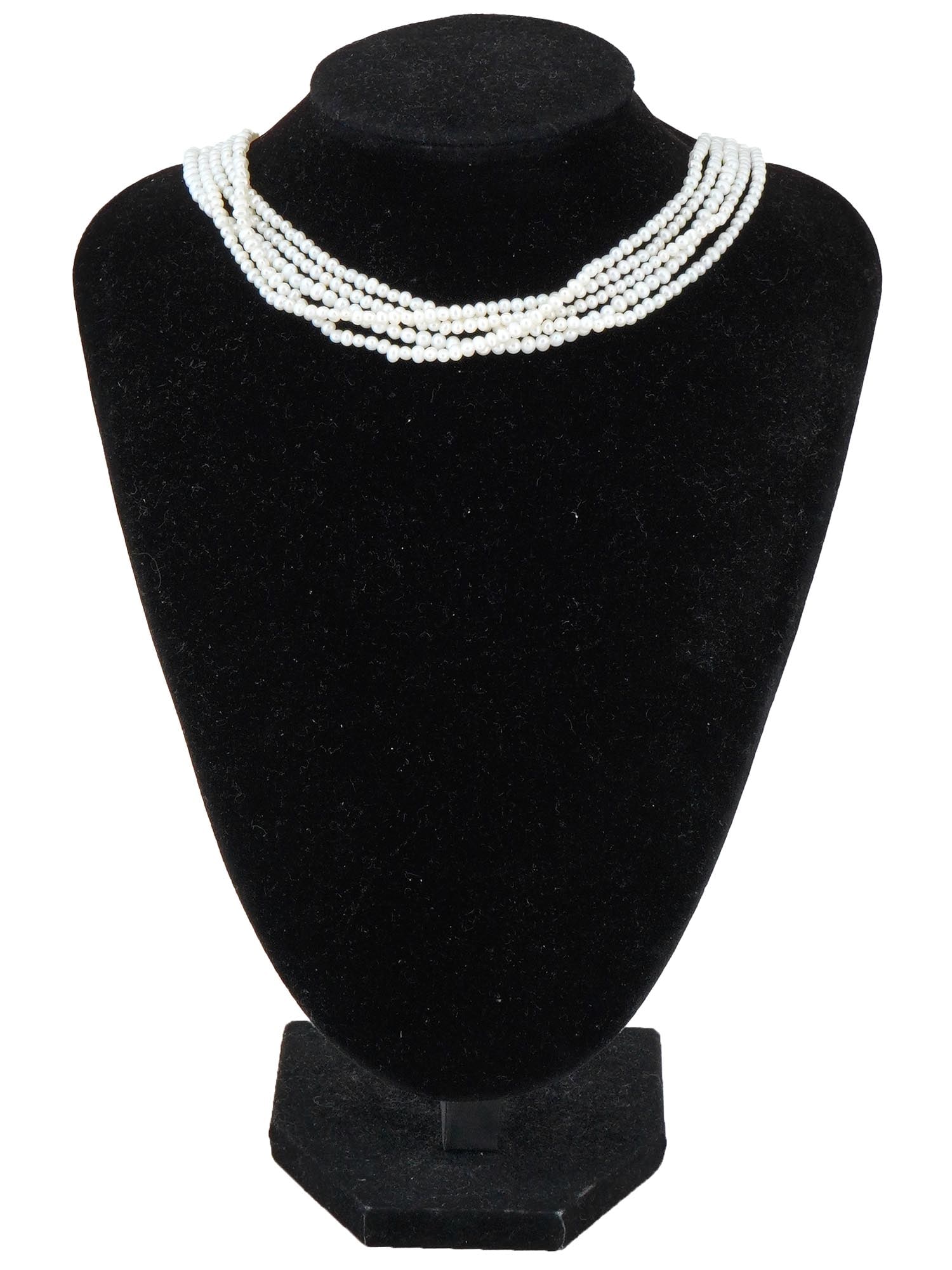 STRANDS OF SMALL WHITE PEARL BEADS FOR NECKLACE (1 of 2)