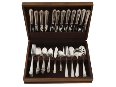 GORHAM SILVER PLATED FLATWARE SERVICE FOR TWELVE IOB