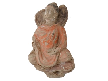 GREEK HELLENISTIC PERIOD BUDDHA TERRACOTTA FIGURINE