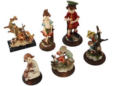 ITALIAN COMPOSITE FIGURINES BY GIUSEPPE ARMANI