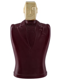 NORDWOODS HIS MENS COLOGNE GLASS PERFUME BOTTLE