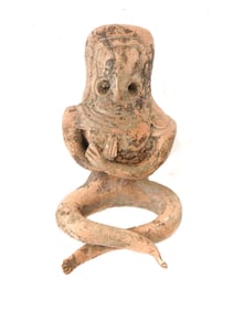 ANCIENT INDUS VALLEY CULTURE TERRACOTTA FEMALE IDOL