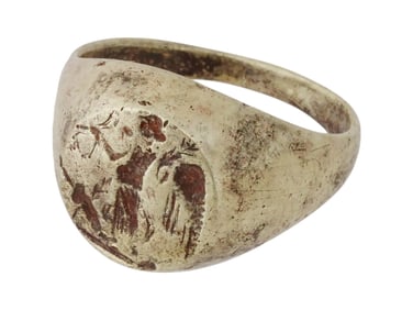 5TH TO 4TH C BC ANCIENT GREEK ELECTRUM FINGER RING