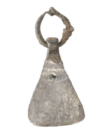 ANCIENT ROMAN TRIANGLE FORM PENDANT W SUSPENSION RING
