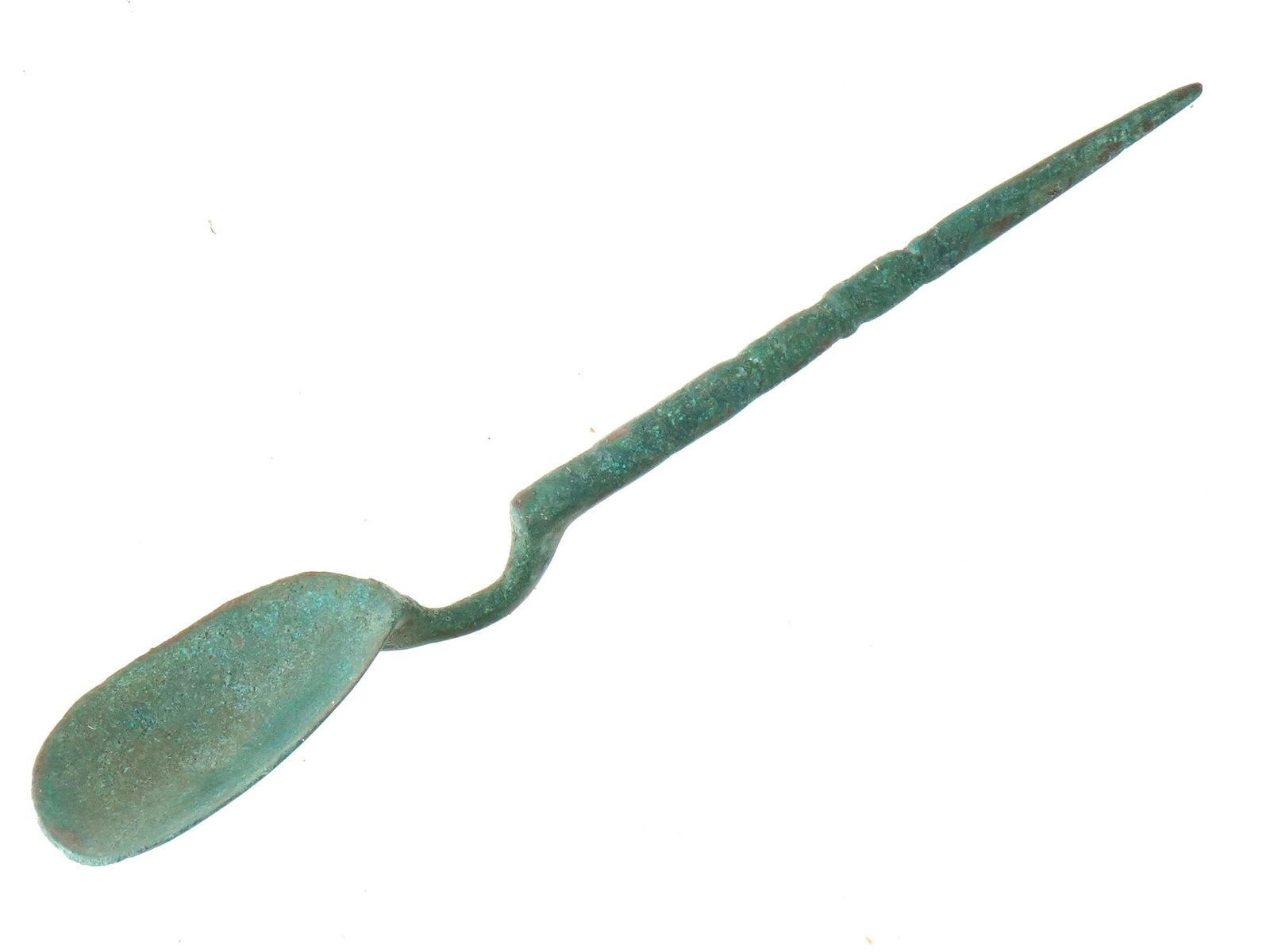 ANCIENT ROMAN BRONZE MEDICAL SPOON INSTRUMENT (1 of 4)