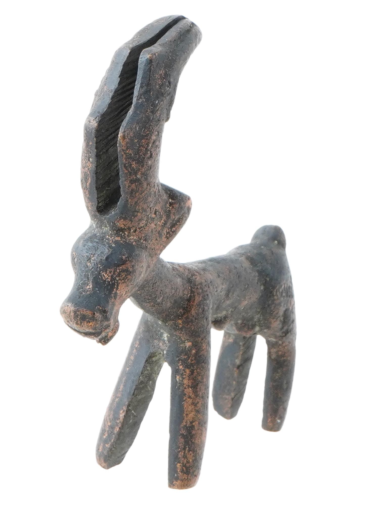 ANCIENT MESOPOTAMIAN BRONZE GOAT FIGURINE 1200 BC (1 of 6)