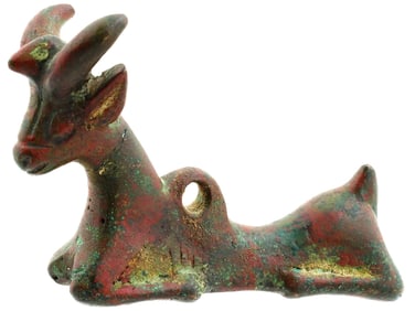 ANCIENT NEAR EAST PERSIAN EMPIRE GOAT FIGURINE