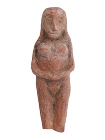 ANCIENT TERRACOTTA STATUE FEMALE FIGURINE