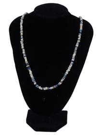 ANCIENT ROMAN MULTICOLOR GLASS BEADED NECKLACE