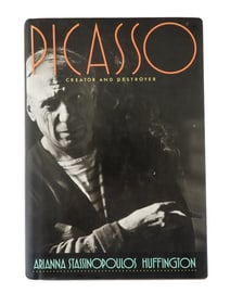 BOOK PICASSO CREATOR DESTROYER ARIANNA HUFFINGTON 1988