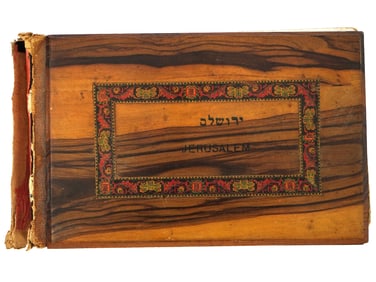 ANTIQUE ALBUM OF FLOWERS FROM THE HOLY LAND JERUSALEM