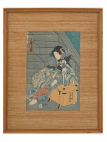 JAPANESE WOODBLOCK PRINT ATTR KUNICHIKA TOYOHARA