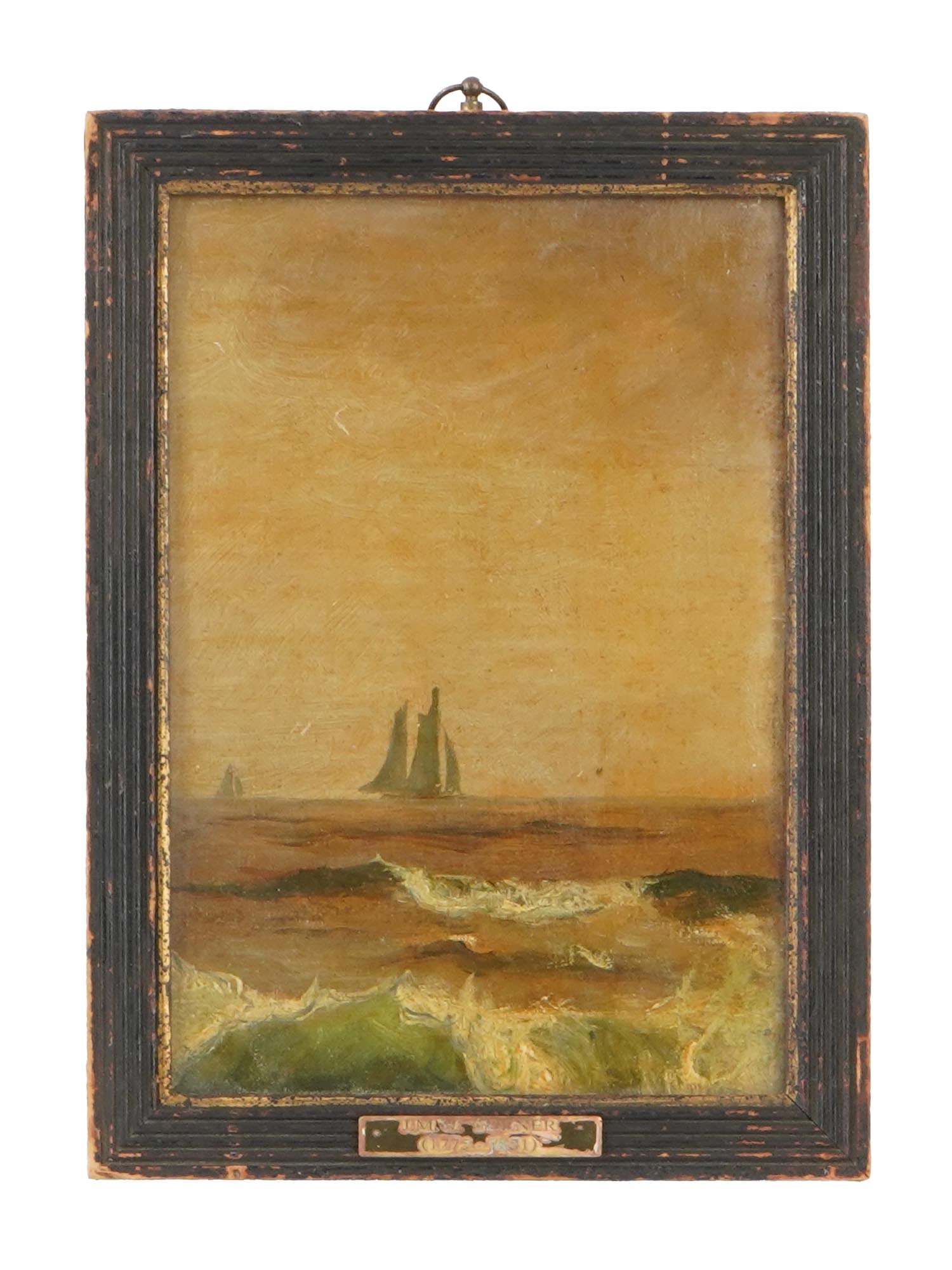 AFTER WILLIAM TURNER ENGLISH SEASCAPE OIL PAINTING (1 of 5)