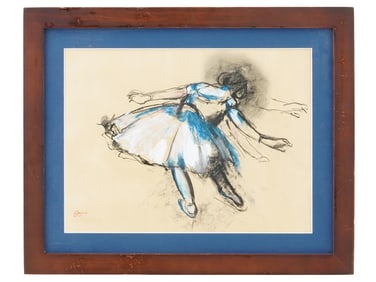 ATTR EDGAR DEGAS FRENCH IMPRESSIONIST PAINTING