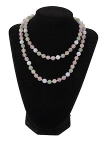VINTAGE MULTI GEMSTONE BEADED NECKLACE