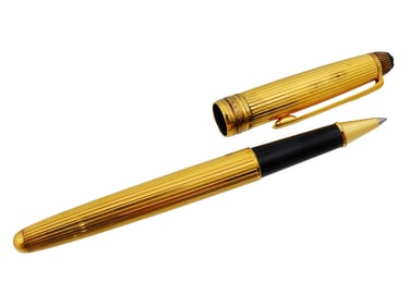 VTG MONTBLANC MEISTERSTUCK GOLD PLATED BALLPOINT PEN