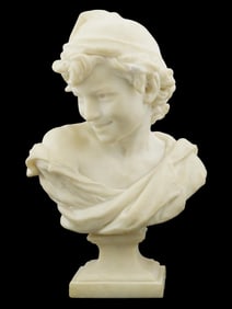 MARBLE BUST SCULPTURE AFTER JEAN BAPTISTE CARPEAUX