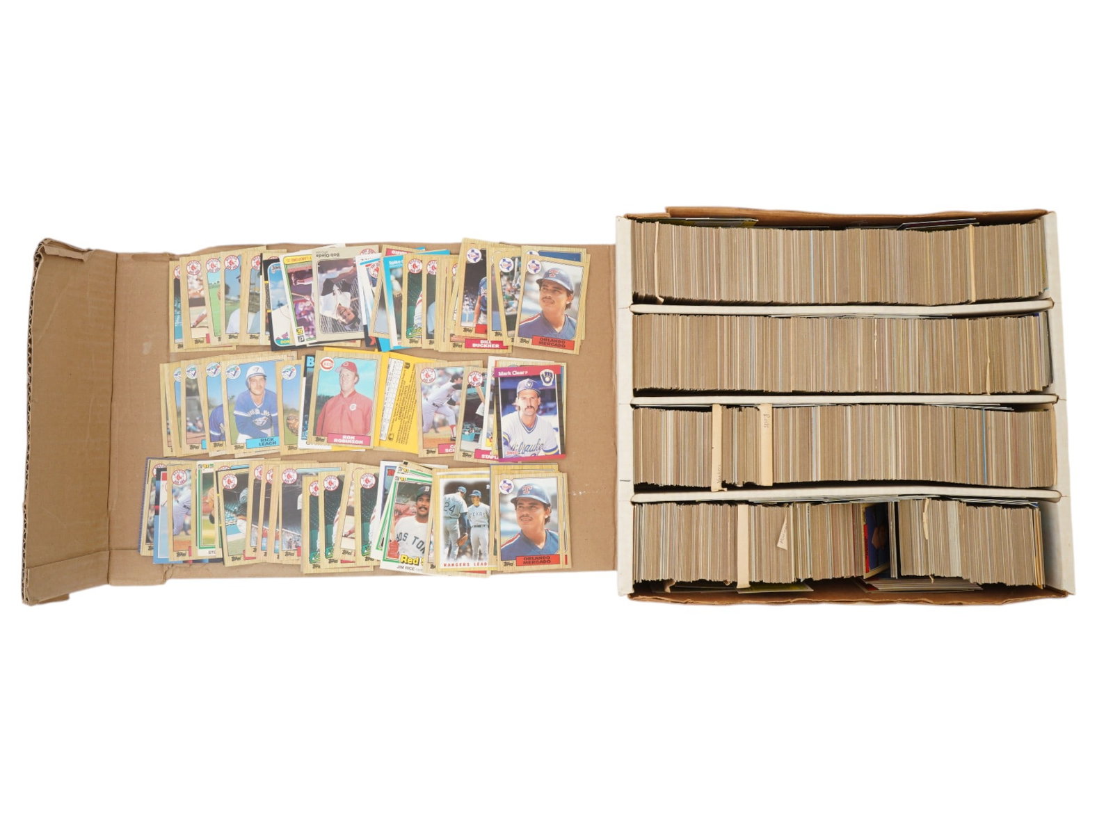 COLLECTION OF ASSORTED BASEBALL SPORTS CARDS 1980S (1 of 4)